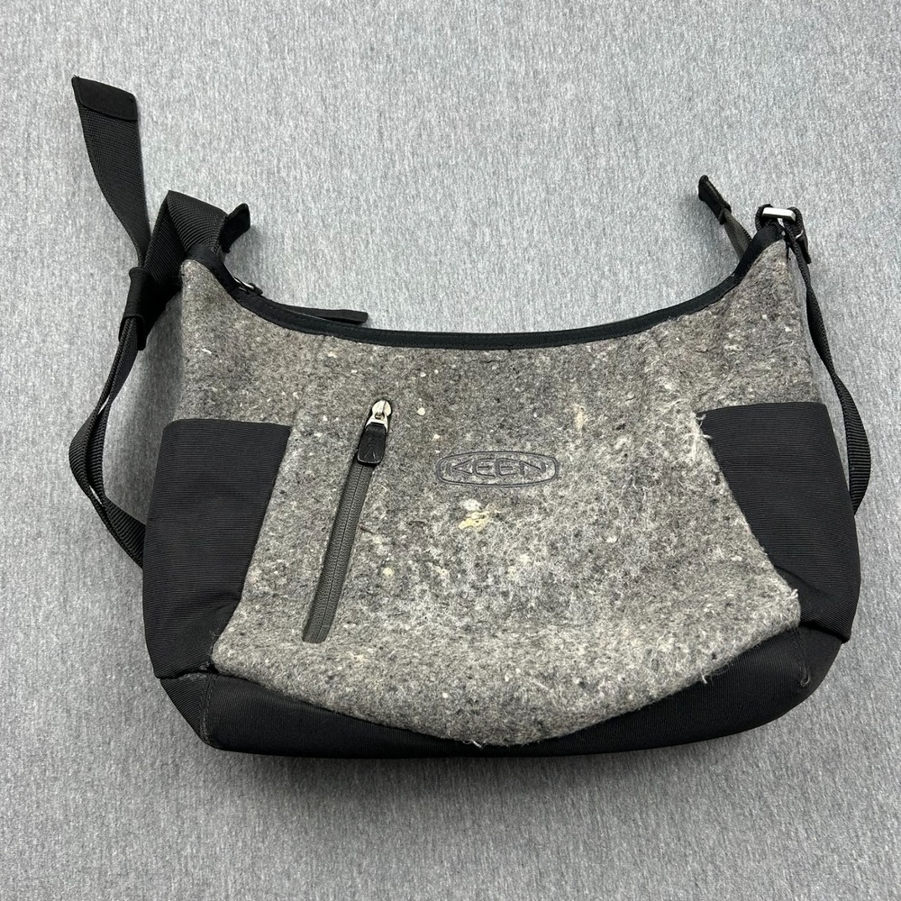 Keen Hybrid Transport‎ Purse Womens Gray Wool Handbag Adjustable Strap